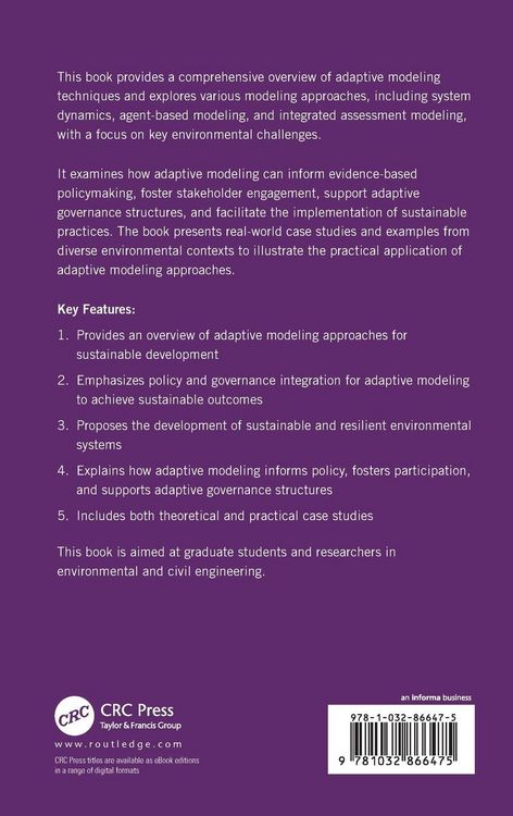 Produktbild: Approaches of Adaptive Modeling for Sustainable Environmental Systems