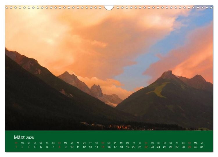 Produktbild: Stubaital (Wandkalender 2026 DIN A3 quer), CALVENDO Monatskalender