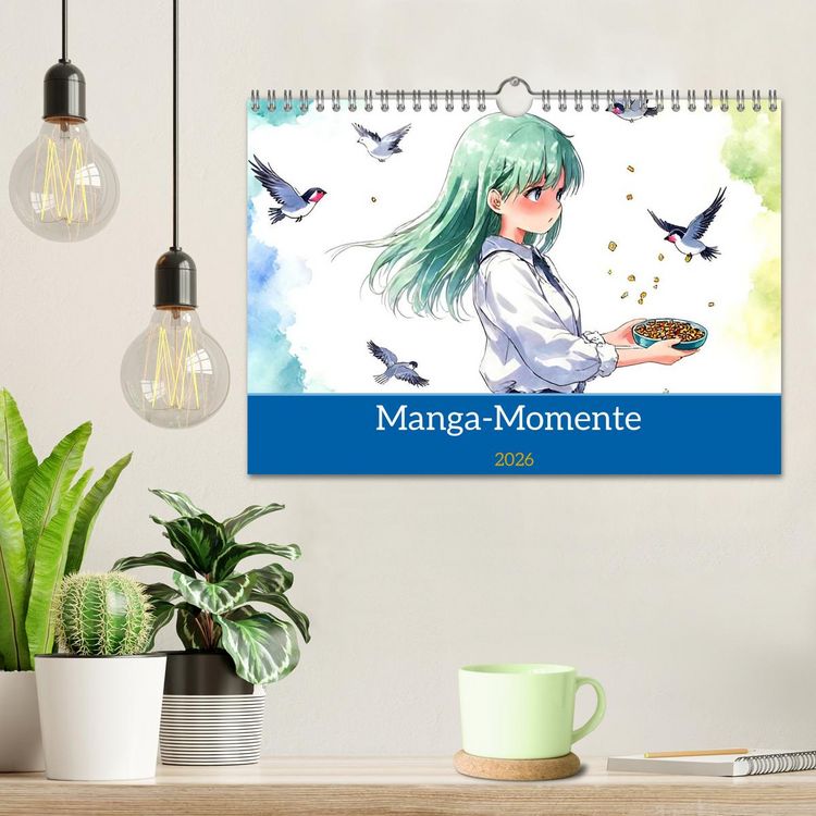 Produktbild: Manga-Momente (Wandkalender 2026 DIN A4 quer), CALVENDO Monatskalender