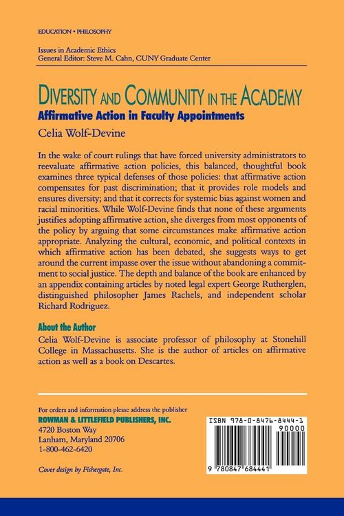 Produktbild: Diversity and Community in the Academy