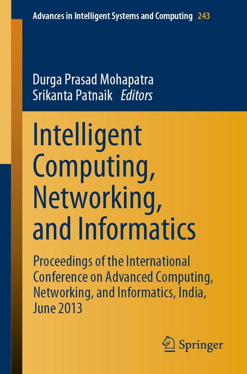 Produktbild: Intelligent Computing, Networking, and Informatics
