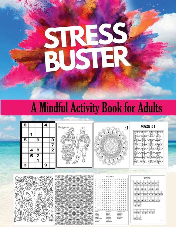 Produktbild: Stress Buster Activity book for adults