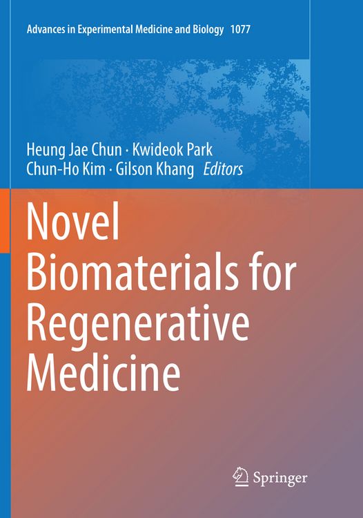 Produktbild: Novel Biomaterials for Regenerative Medicine