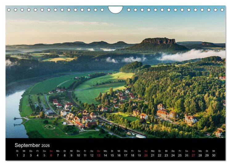 Produktbild: S&auml;chsische Schweiz (Wandkalender 2026 DIN A4 quer), CALVENDO Monatskalender