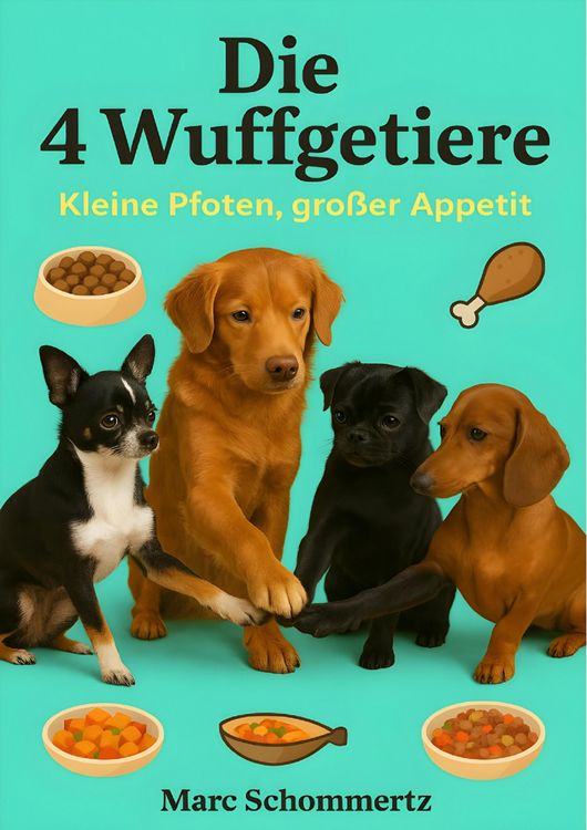Produktbild: Die 4 Wuffgetiere - Kleine Pfoten, gro&szlig;er Appetit