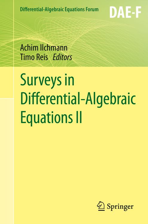 Produktbild: Surveys in Differential-Algebraic Equations II