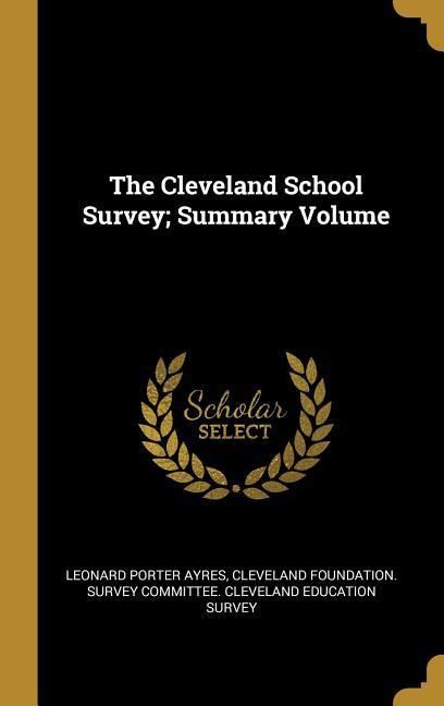 Produktbild: The Cleveland School Survey; Summary Volume