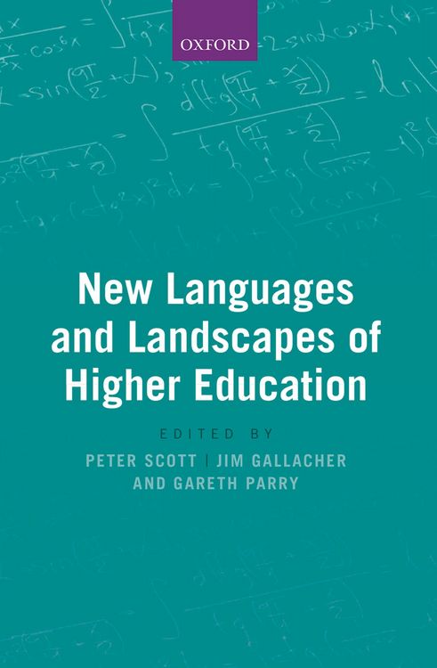 Produktbild: New Languages and Landscapes of Higher Education