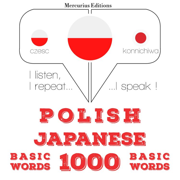 Produktbild: Polski - Japoński: 1000 podstawowych sł&oacute;w
