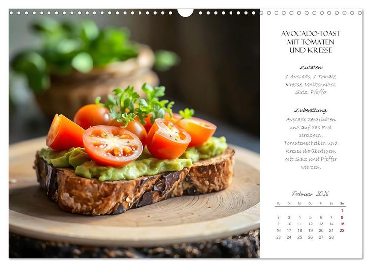 Produktbild: Superfood Power - Gesunde und leckere Superfood-Snacks (Wandkalender 2026 DIN A3 quer), CALVENDO Monatskalender