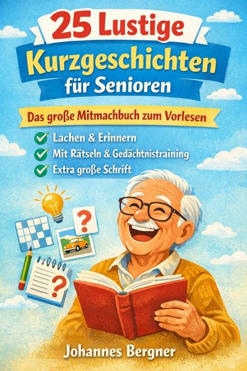 Produktbild: 25 Lustige Kurzgeschichten f&uuml;r Senioren