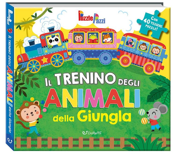 Produktbild: Il trenino degli animali della giungla. Puzzle pazzi