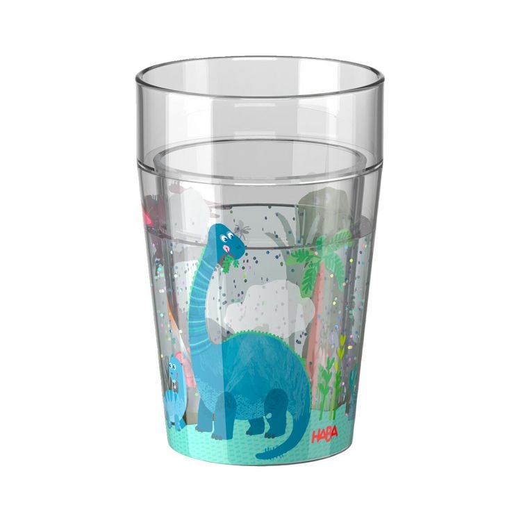 Produktbild: Glitzerbecher, Dino Motiv 1