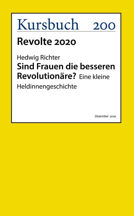 Produktbild: Sind Frauen die besseren Revolution&auml;re?