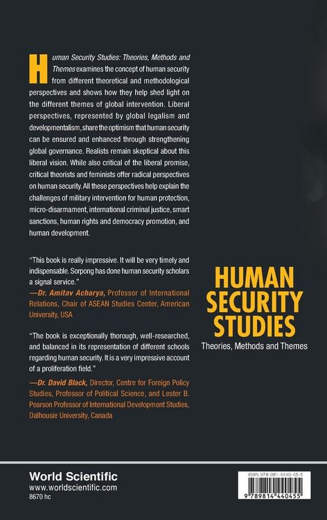 Produktbild: Human Security Studies