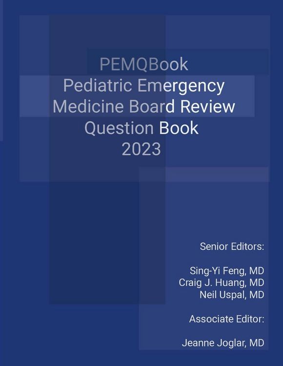 Produktbild: Pediatric Emergency Medicine Question Review Book 2023