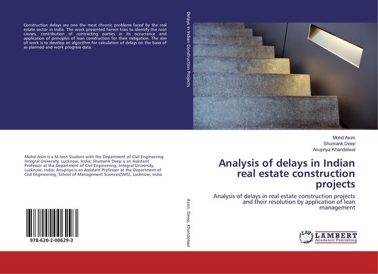Produktbild: Analysis of delays in Indian real estate construction projects