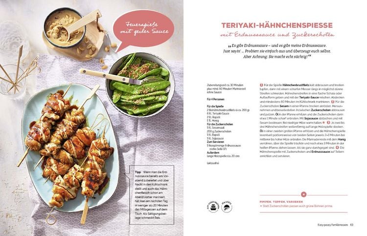 Produktbild: Ninas easy-peasy Familienkochbuch
