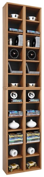 Produktbild: Holz CD DVD Stand Regal Schrank St&auml;nder Almera