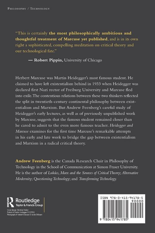 Produktbild: Heidegger and Marcuse