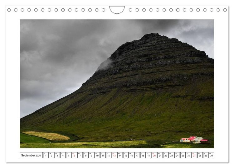 Produktbild: Island (Wandkalender 2026 DIN A4 quer), CALVENDO Monatskalender