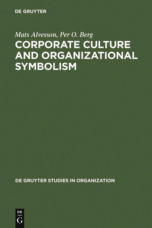 Produktbild: Corporate Culture and Organizational Symbolism