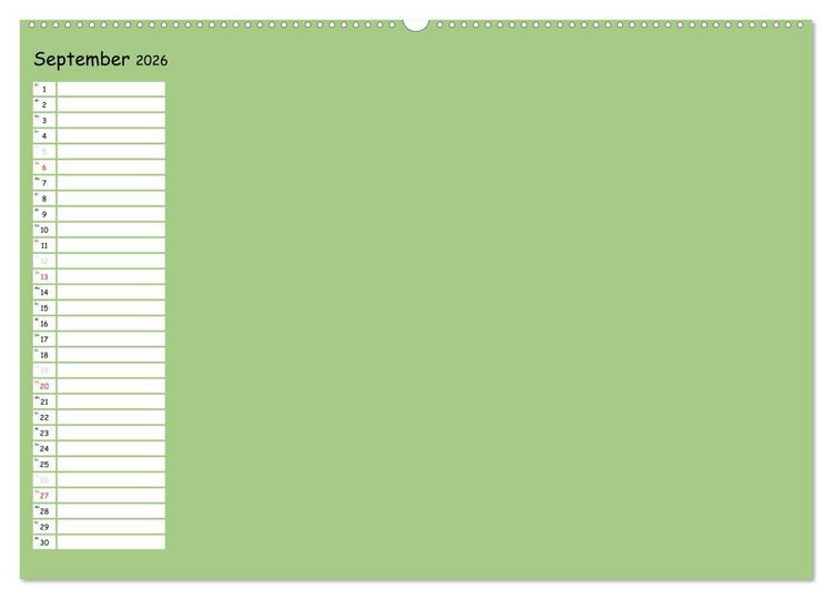 Produktbild: Bunter Bastelkalender (Wandkalender 2026 DIN A2 quer), CALVENDO Monatskalender