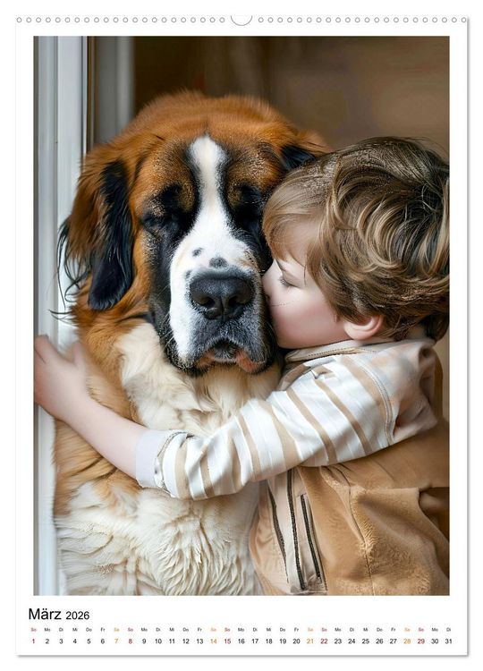 Produktbild: Hunde Lieblinge (Wandkalender 2026 DIN A2 hoch), CALVENDO Monatskalender