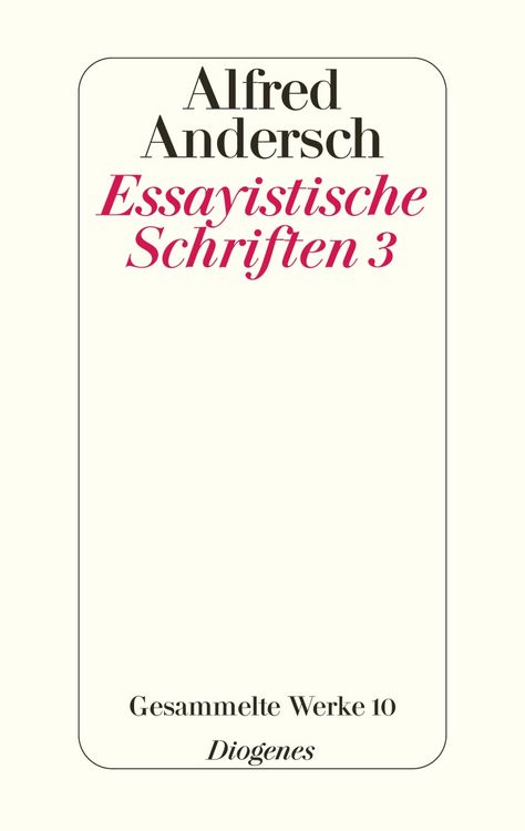 Produktbild: Essayistische Schriften 3