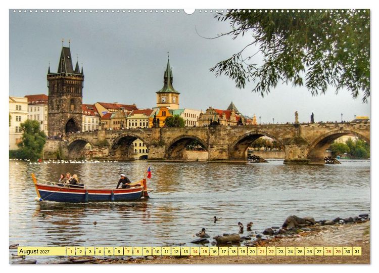 Produktbild: Prag. Du bist so sch&ouml;n (Wandkalender 2027 DIN A2 quer), CALVENDO Monatskalender