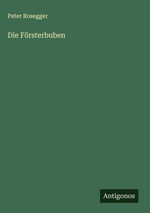 Produktbild: Die F&ouml;rsterbuben
