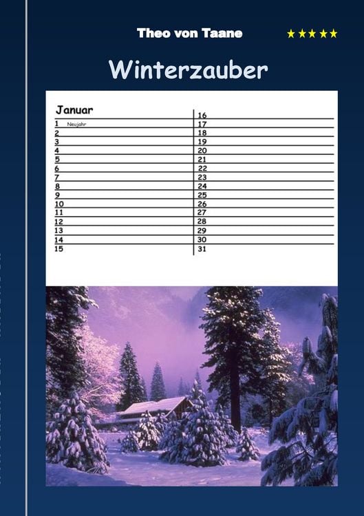 Produktbild: Winterzauber - Kalender