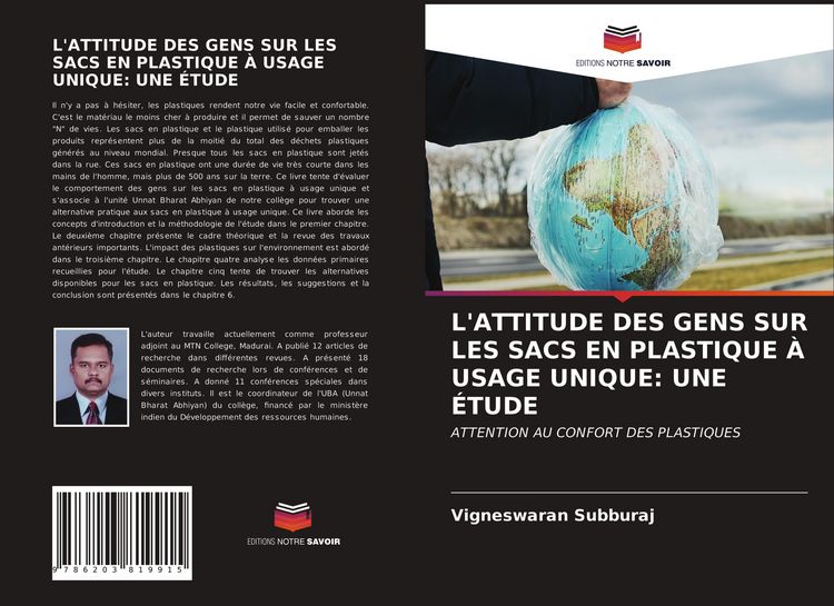 Produktbild: L'attitude des Gens Sur Les Sacs En Plastique &Agrave; Usage Unique: Une &Eacute;tude