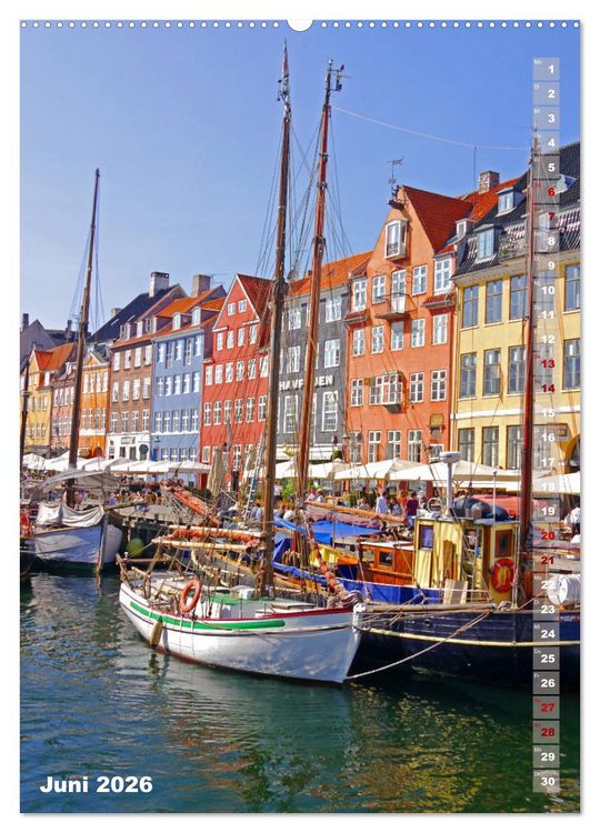Produktbild: Kopenhagen. Skandinavische Sch&ouml;ne (Wandkalender 2026 DIN A2 hoch), CALVENDO Monatskalender