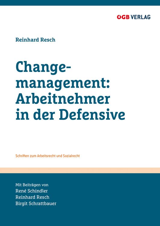 Produktbild: Changemanagement: Arbeitnehmer in der Defensive