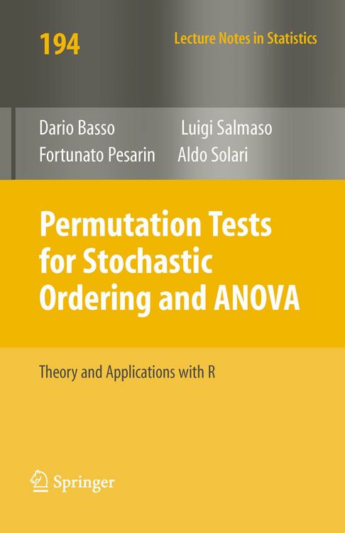 Produktbild: Permutation Tests for Stochastic Ordering and ANOVA
