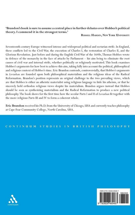 Produktbild: The Coherence of Hobbes's Leviathan