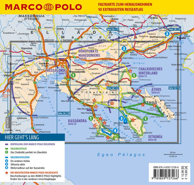 Produktbild: MARCO POLO Reisef&uuml;hrer Chalkidiki