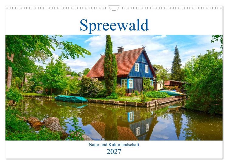 Produktbild: Spreewald Natur und Kulturlandschaft (Wandkalender 2027 DIN A3 quer), CALVENDO Monatskalender