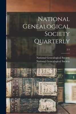 Produktbild: National Genealogical Society Quarterly; 2-5