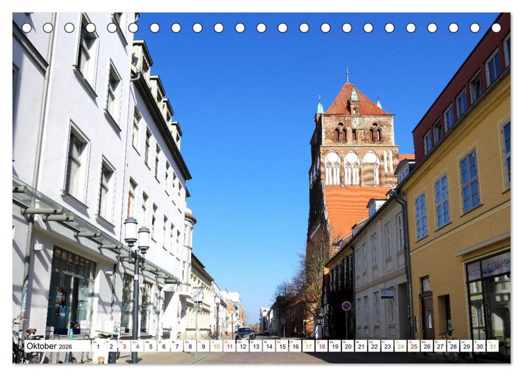 Produktbild: Einladung nach Greifswald (Tischkalender 2026 DIN A5 quer), CALVENDO Monatskalender