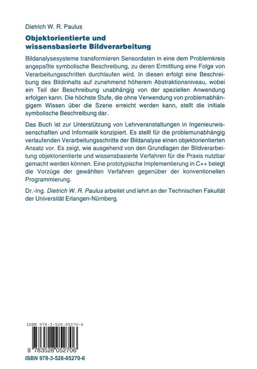 Produktbild: Objektorientierte und wissensbasierte Bildverarbeitung