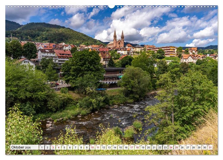 Produktbild: Schwarzwald - Das Murgtal (Wandkalender 2026 DIN A2 quer), CALVENDO Monatskalender