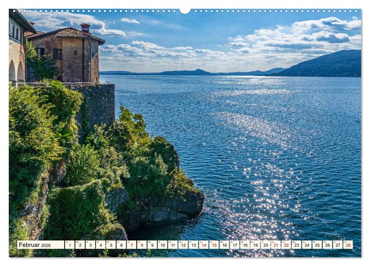 Produktbild: Lago Maggiore - Traumorte am See (Wandkalender 2026 DIN A2 quer), CALVENDO Monatskalender