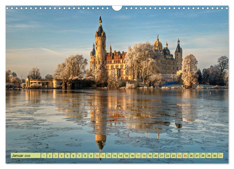 Produktbild: Schwerin - Welterbe (Wandkalender 2026 DIN A3 quer), CALVENDO Monatskalender