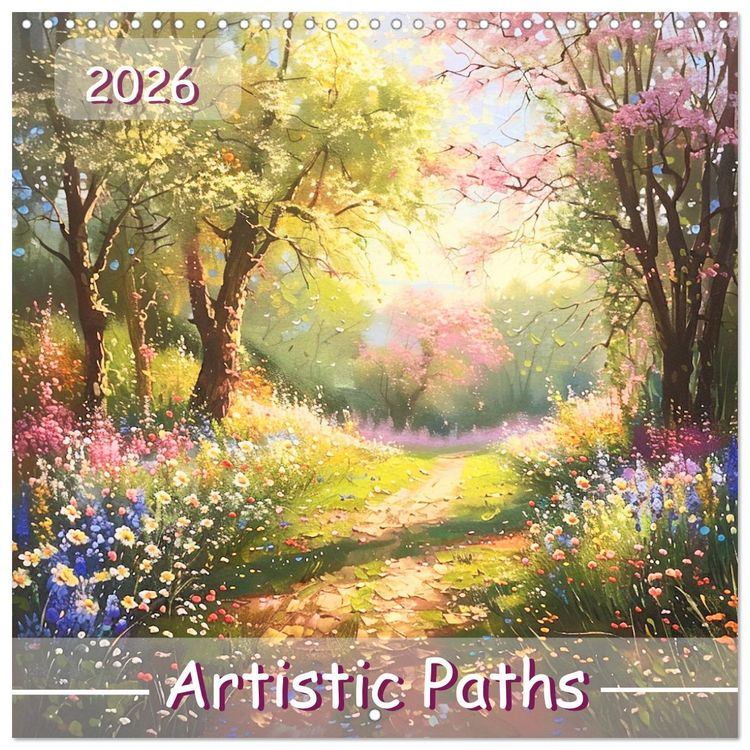 Produktbild: Artistic Paths (Wall Calendar 2026 12 &times; 12 Inch) CALVENDO 12 Month Wall Calendar
