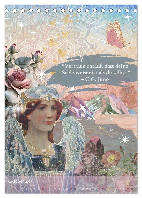 Produktbild: Vintage Vibes &ndash; Frauen, Kunst und Worte (Tischkalender 2027 DIN A5 hoch), CALVENDO Monatskalender