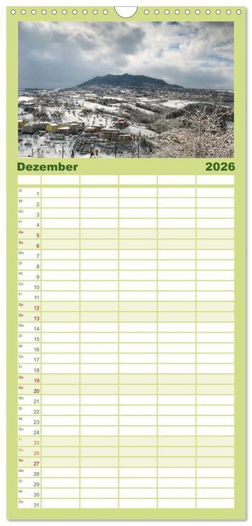 Produktbild: Familienplaner 2026 - San Marino Die &auml;lteste Republik der Welt mit 5 Spalten (Wandkalender, 21 x 45 cm) CALVENDO