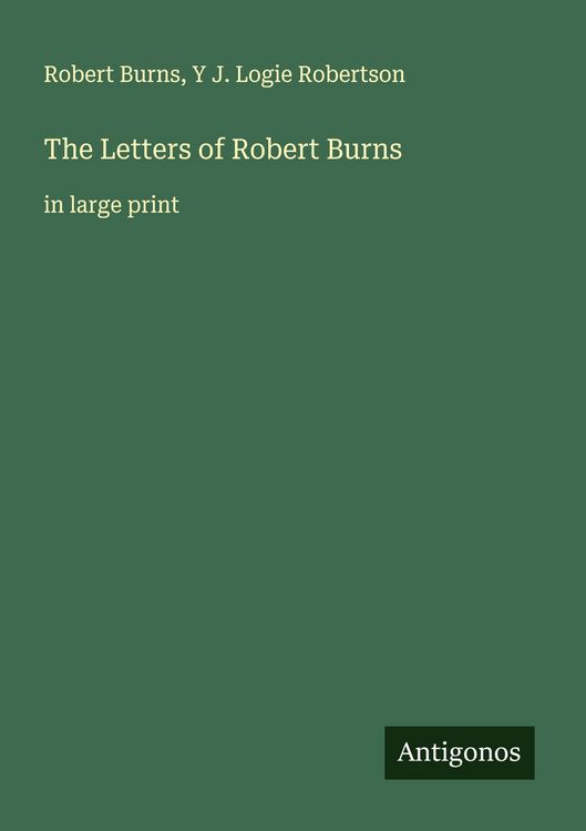 Produktbild: The Letters of Robert Burns
