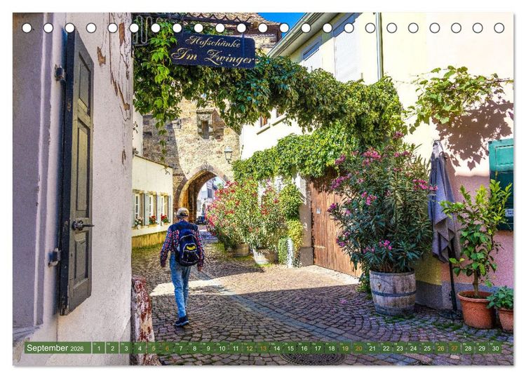 Produktbild: Ein Bummel durch die romantischen Gassen von Freinsheim in der Pfalz (Tischkalender 2026 DIN A5 quer), CALVENDO Monatskalender